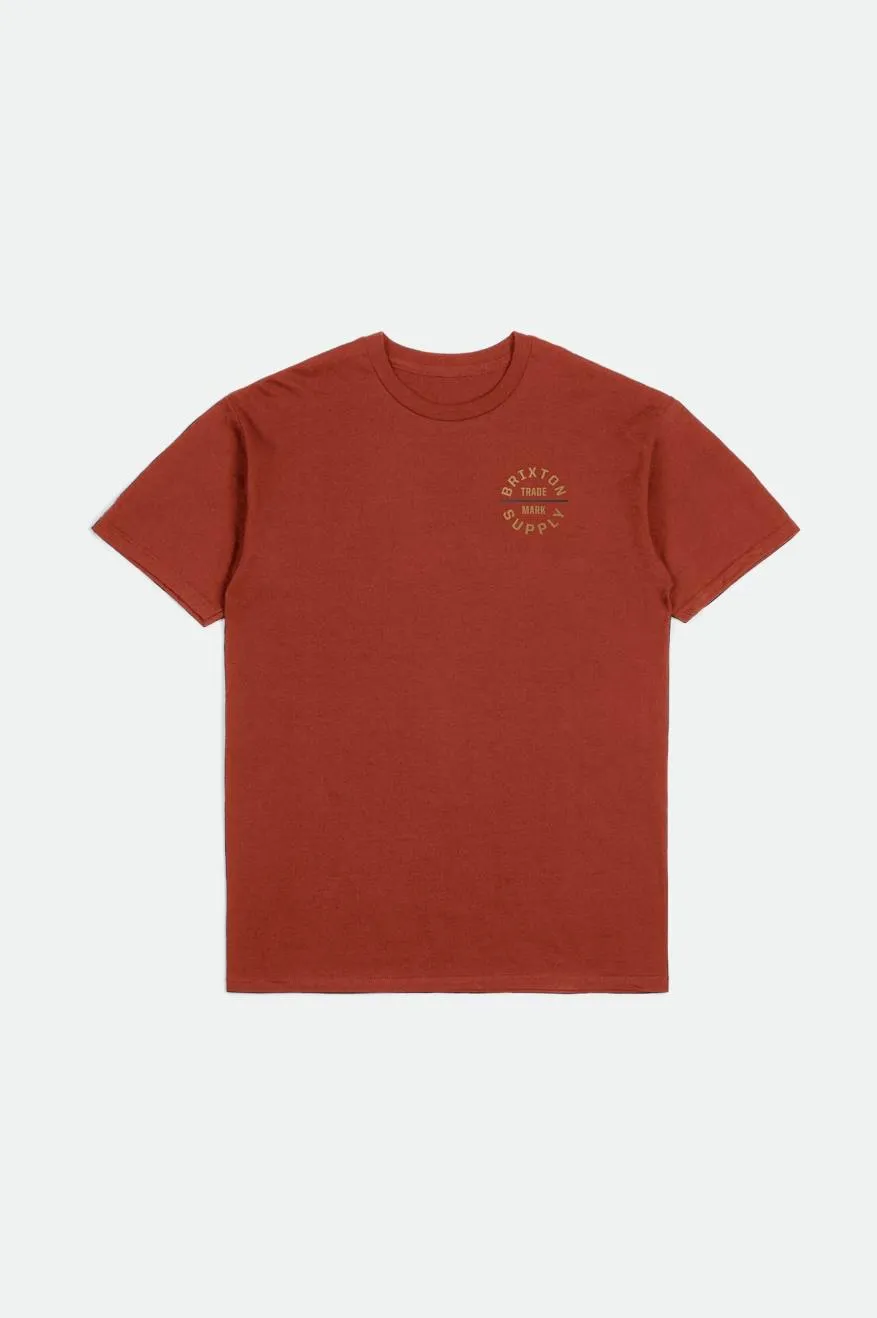 Oath V S/S Standard Tee - Barn Red/Antelope/Ombre Blue