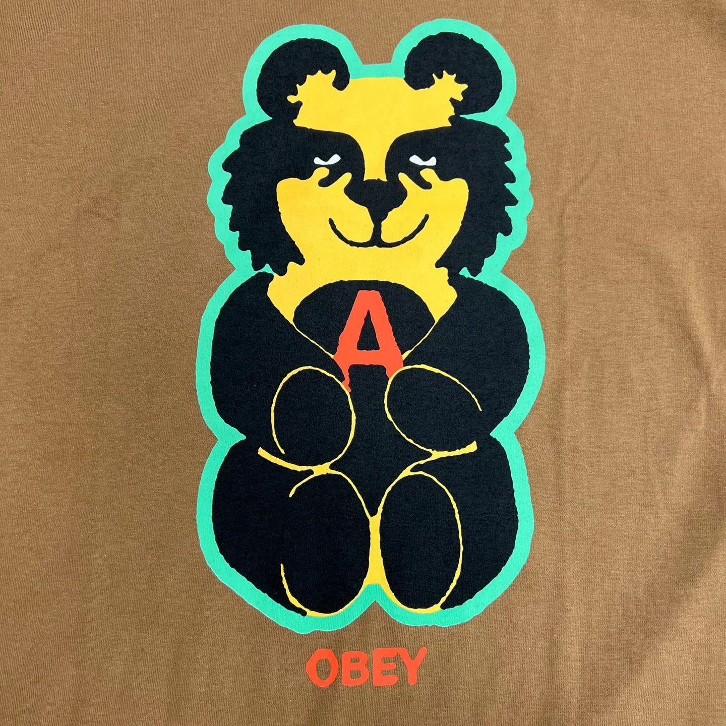 Optimized Title: OBEY Teddy Classic Graphic T-Shirt for Men and Women - Comfortable Cotton Casual Wear