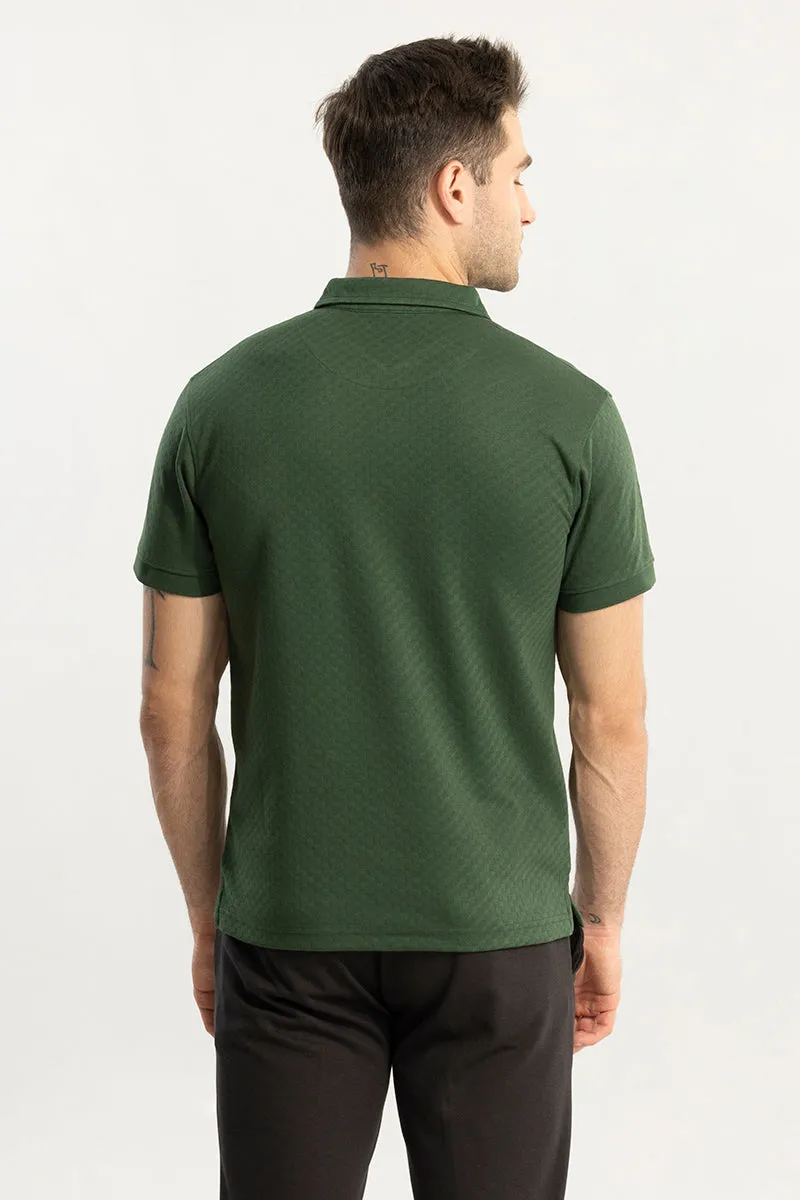 Pixicle Green Polo T-Shirt