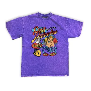 POWER OF WORDS TEE PURPLE ACID