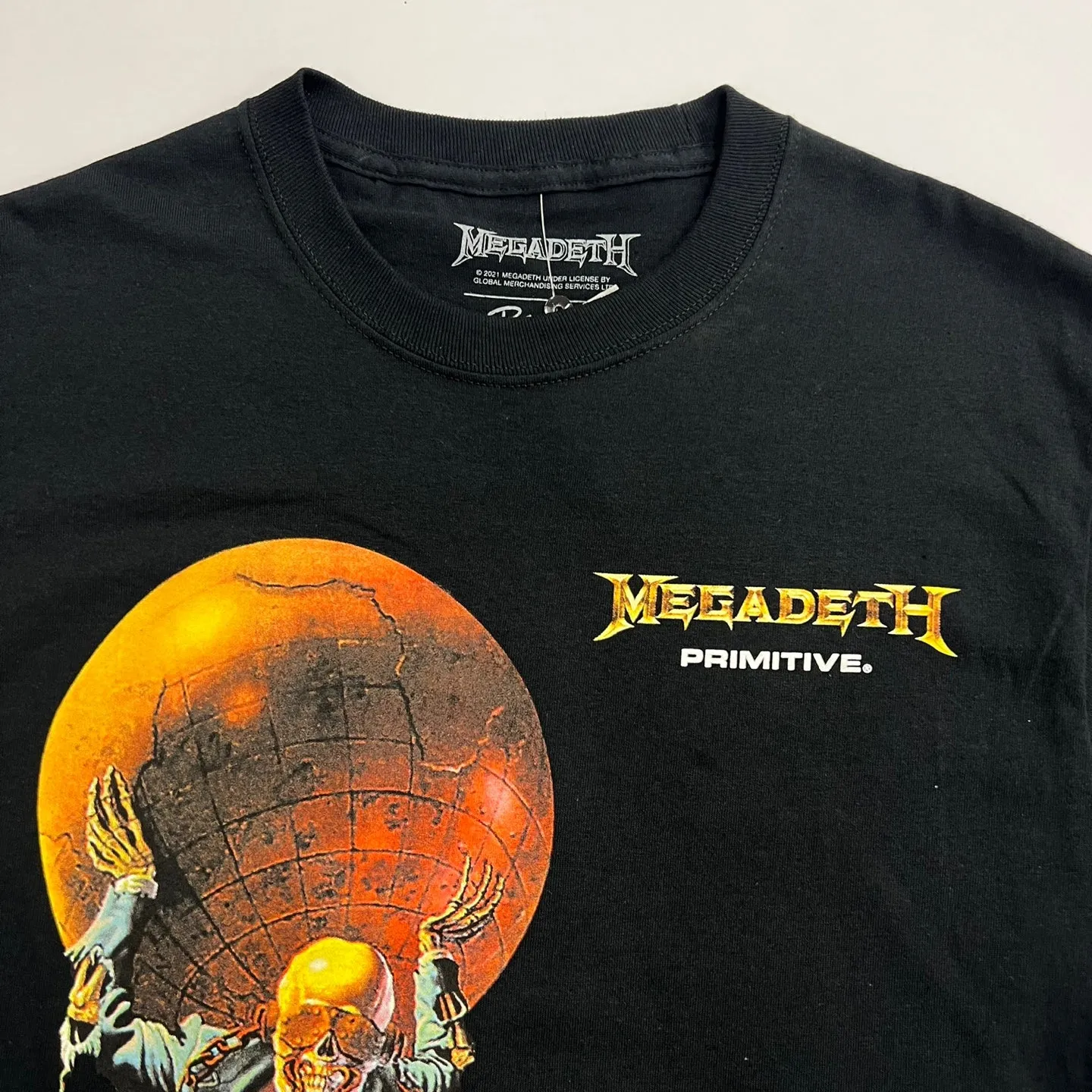 Primitive x Megadeth Dawn Patrol Black Graphic T-Shirt