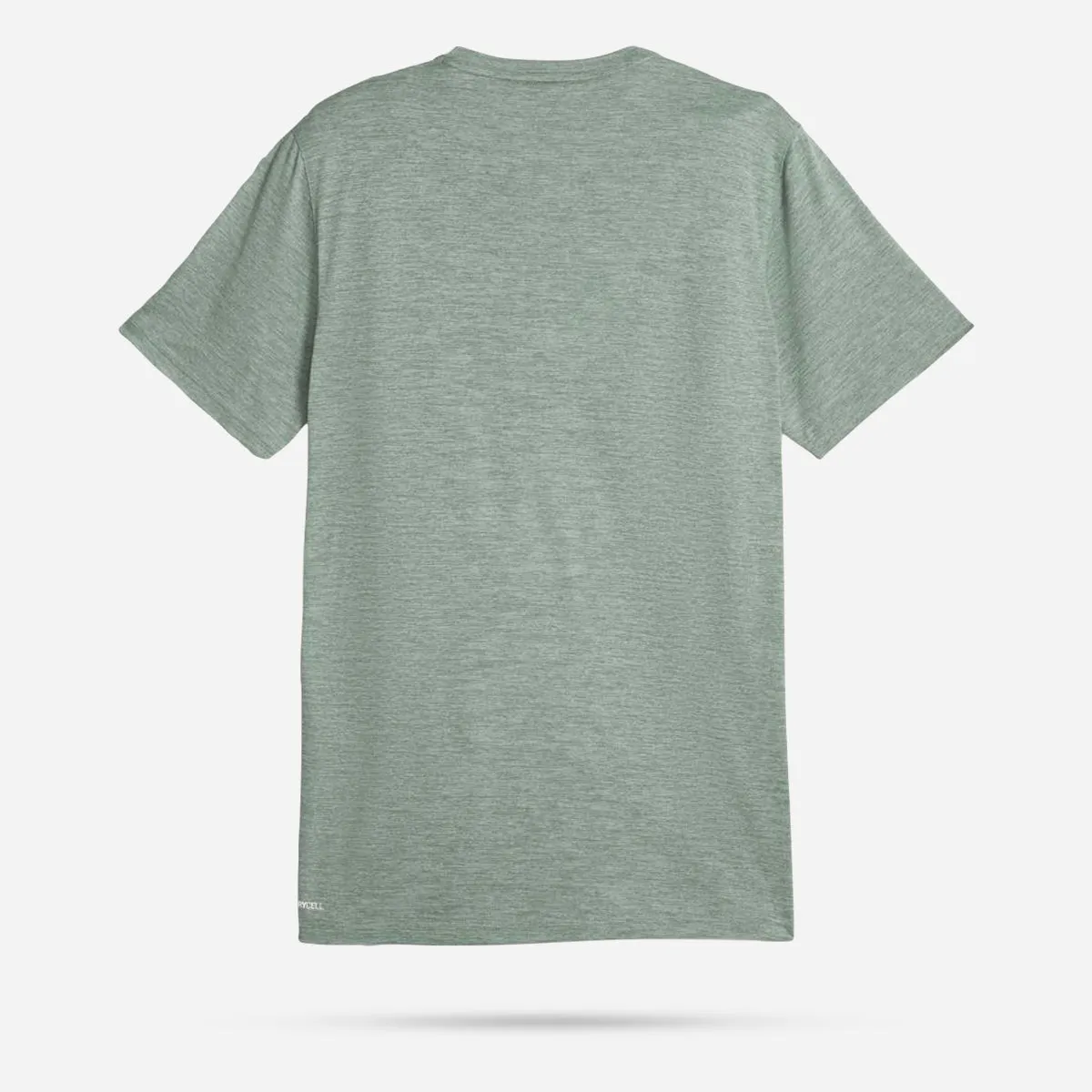 PUMA MENS TRAIN FAVOURITE LOGO GREEN TEE