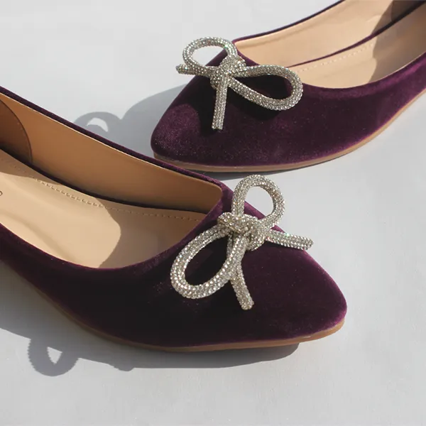 Purple Stylish Pumps for women