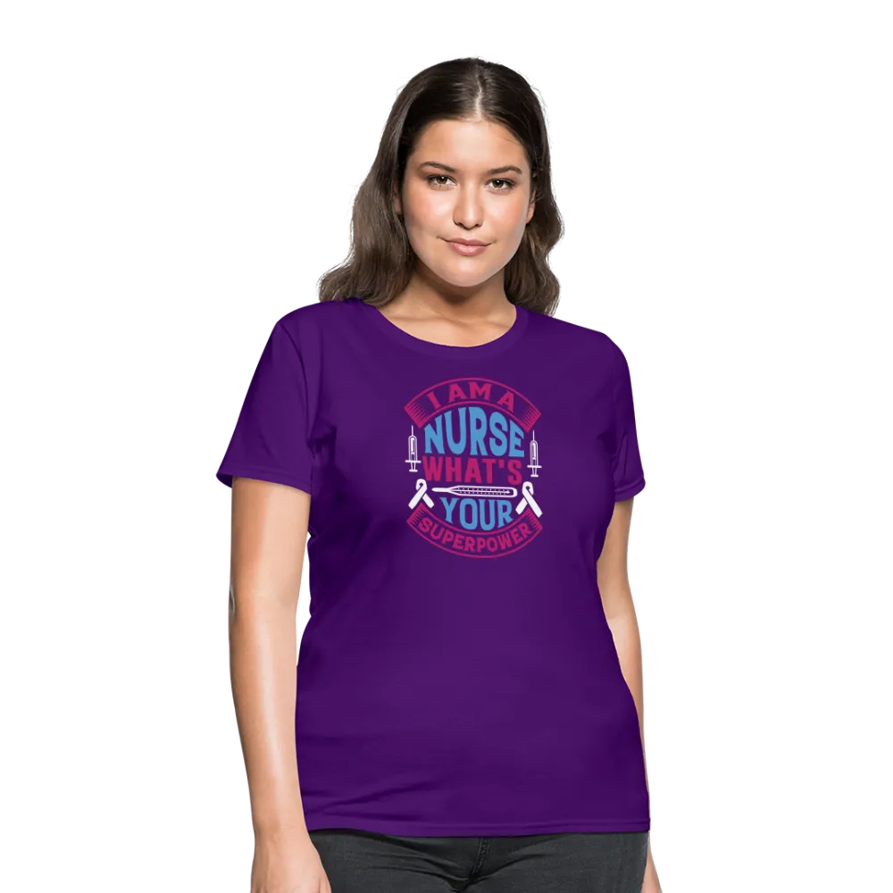 "Nurse Superpower: Everyday Hero" Women's Cotton T-Shirt