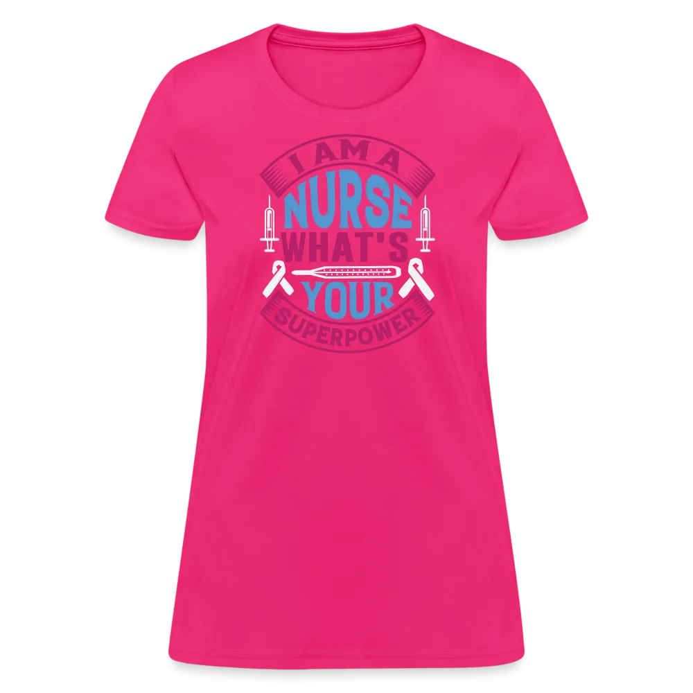 "Nurse Superpower: Everyday Hero" Women's Cotton T-Shirt