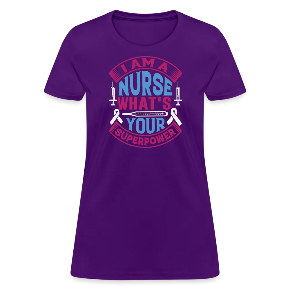 "Nurse Superpower: Everyday Hero" Women's Cotton T-Shirt