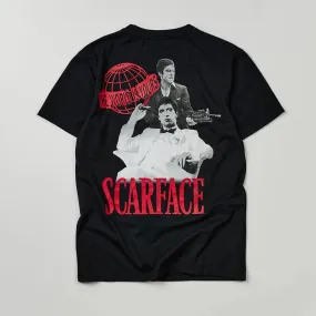 REASON Scarface Back Print Graphic T-shirt