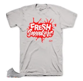 Retro 10 Cool Grey Shirt - Fresh Sneakers - Grey