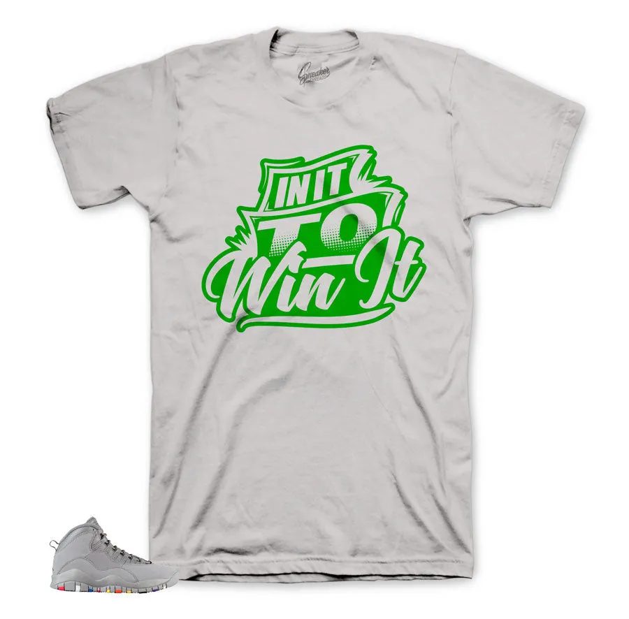 Retro 10 Cool Grey Shirt - Win It - Grey