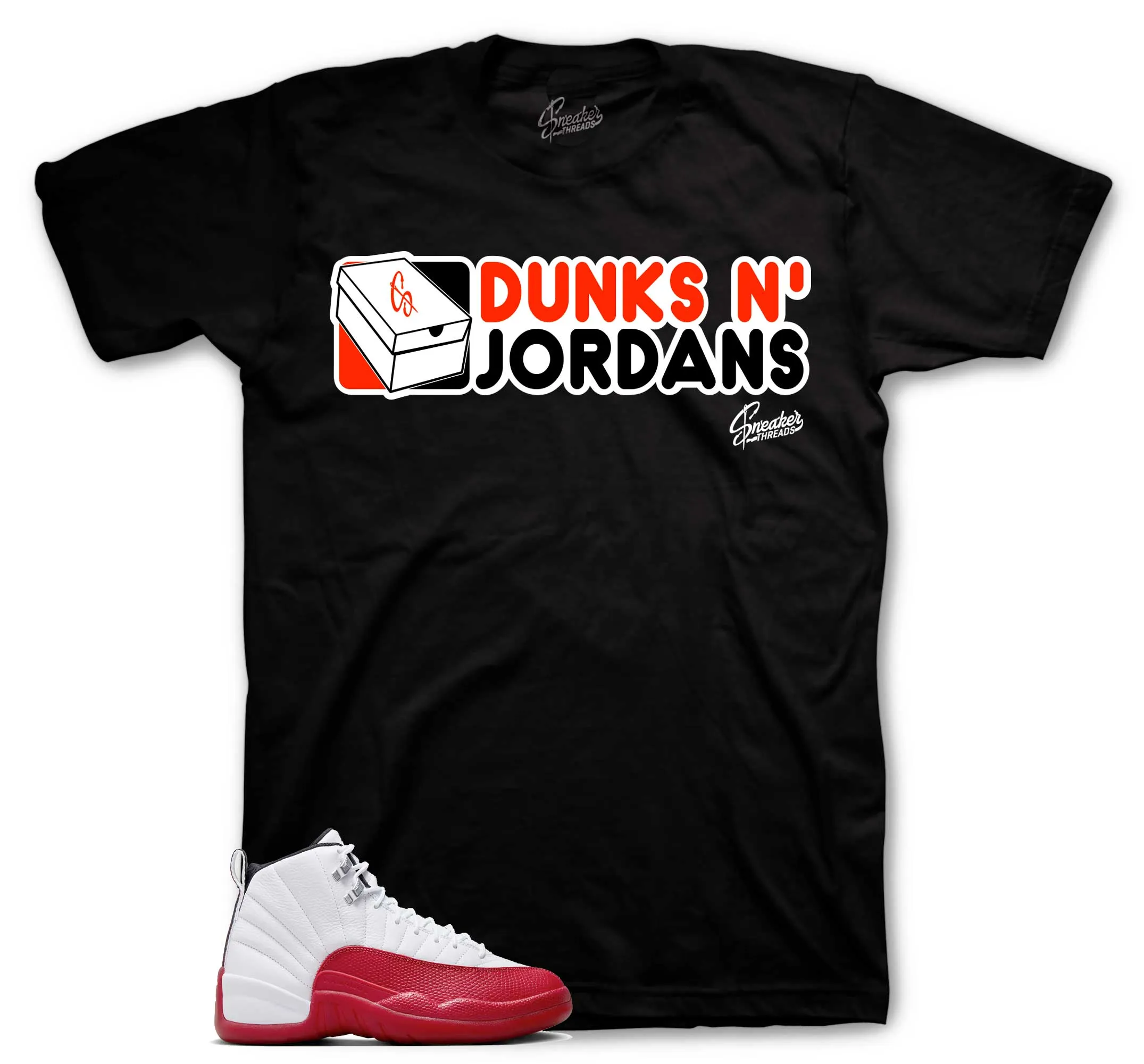 Retro 12 Cherry Dunks N Jordans Shirt