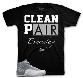 Retro 12 Stealth Clean Pair Shirt