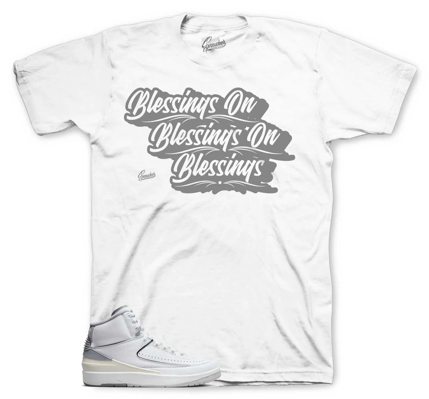 Retro 2 Cement Grey Blessings Shirt