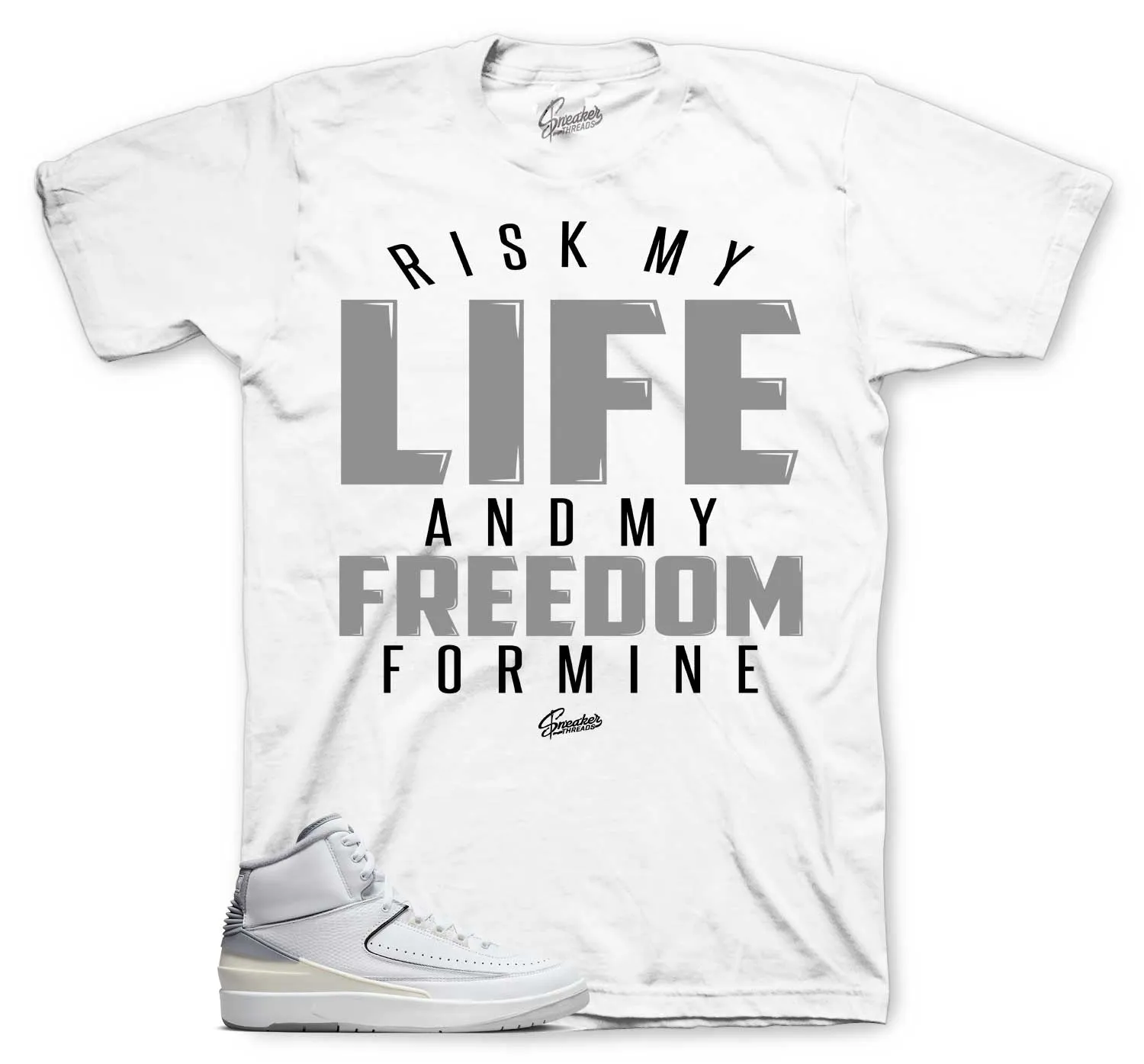 Retro 2 Cement Grey My Life Shirt