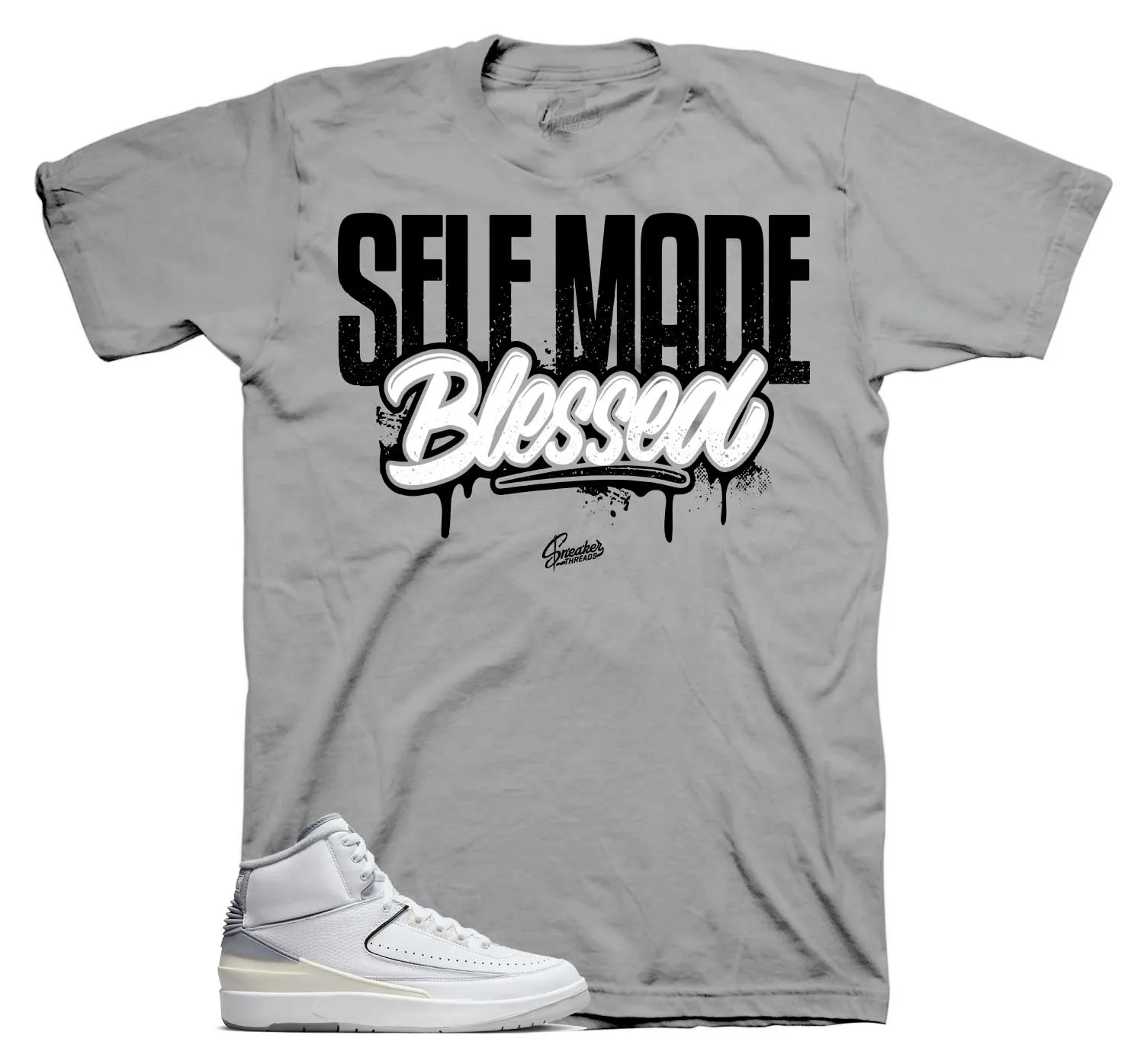 Retro 2 Cement Grey Self Made Shirt