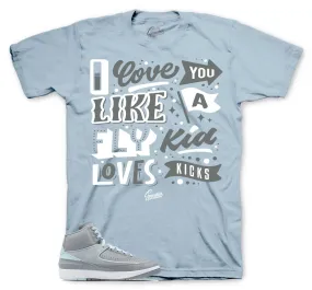 Retro 2 Cool Grey Love kicks Shirt