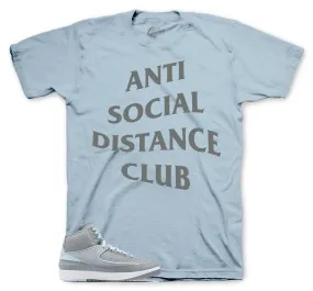 Retro 2 Cool Grey Social Distance Shirt