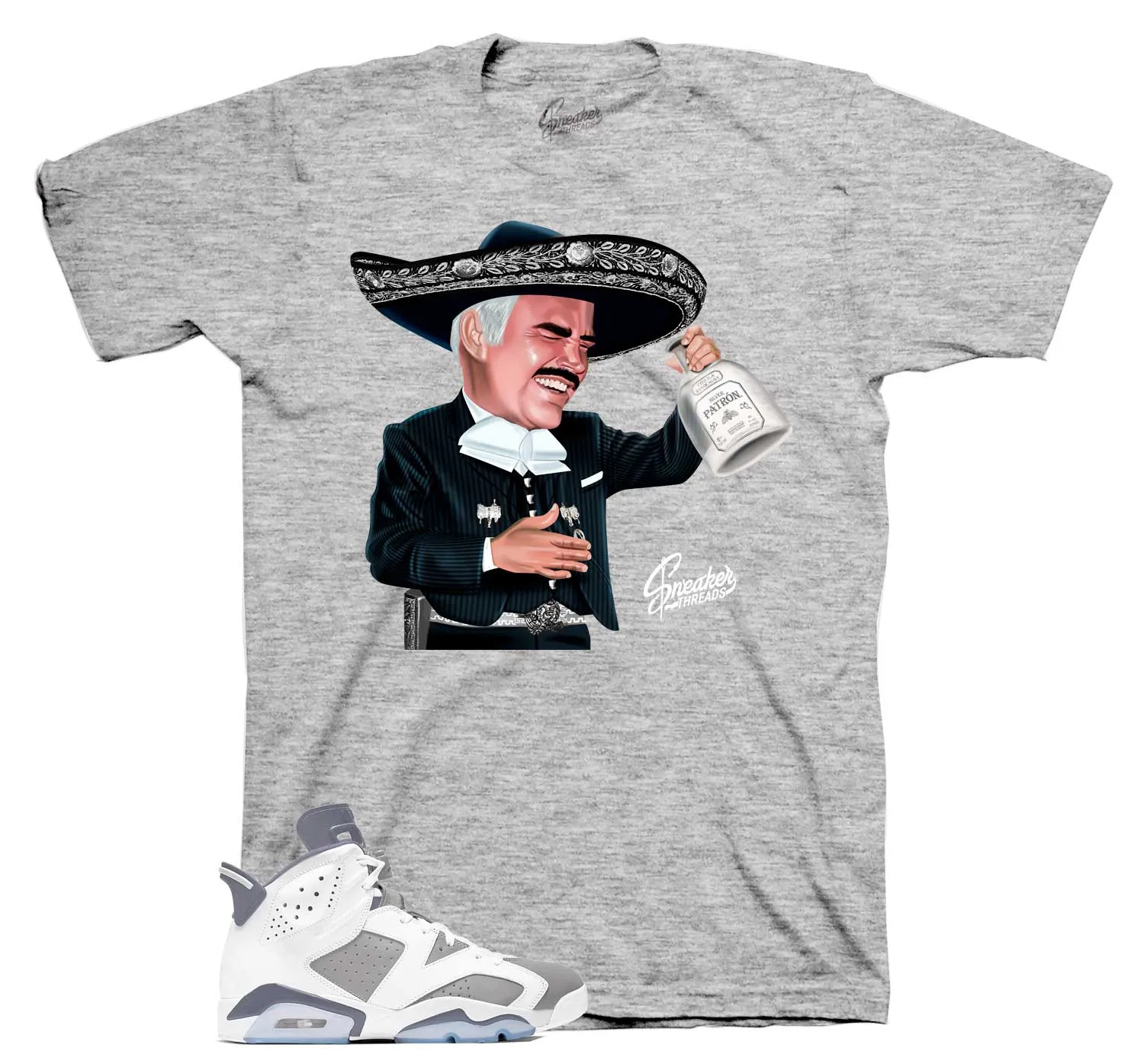 Retro 6 Cool Grey Chente Mood Shirt