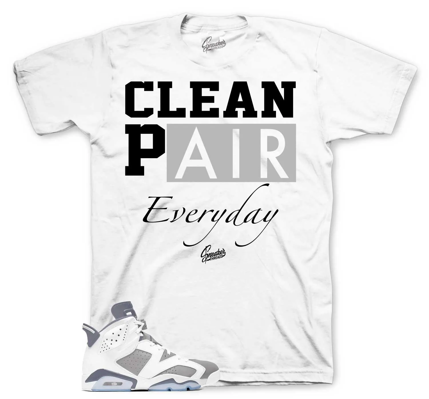 Retro 6 Cool Grey Clean Pair Shirt