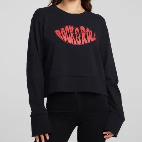 Rock'n'Roll Lips Sweater (Black)