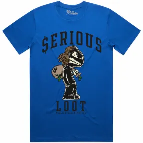 SERIOUS LOOT : Royal Blue Sneaker Tees Shirt