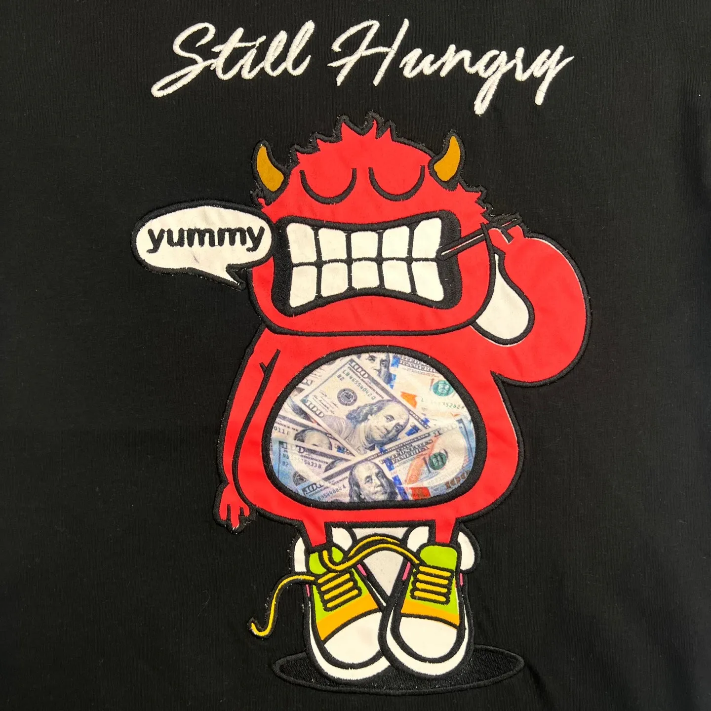 SWITCH Still Hungry Graphic T-Shirt - Trendy Money Design for Casual Wear