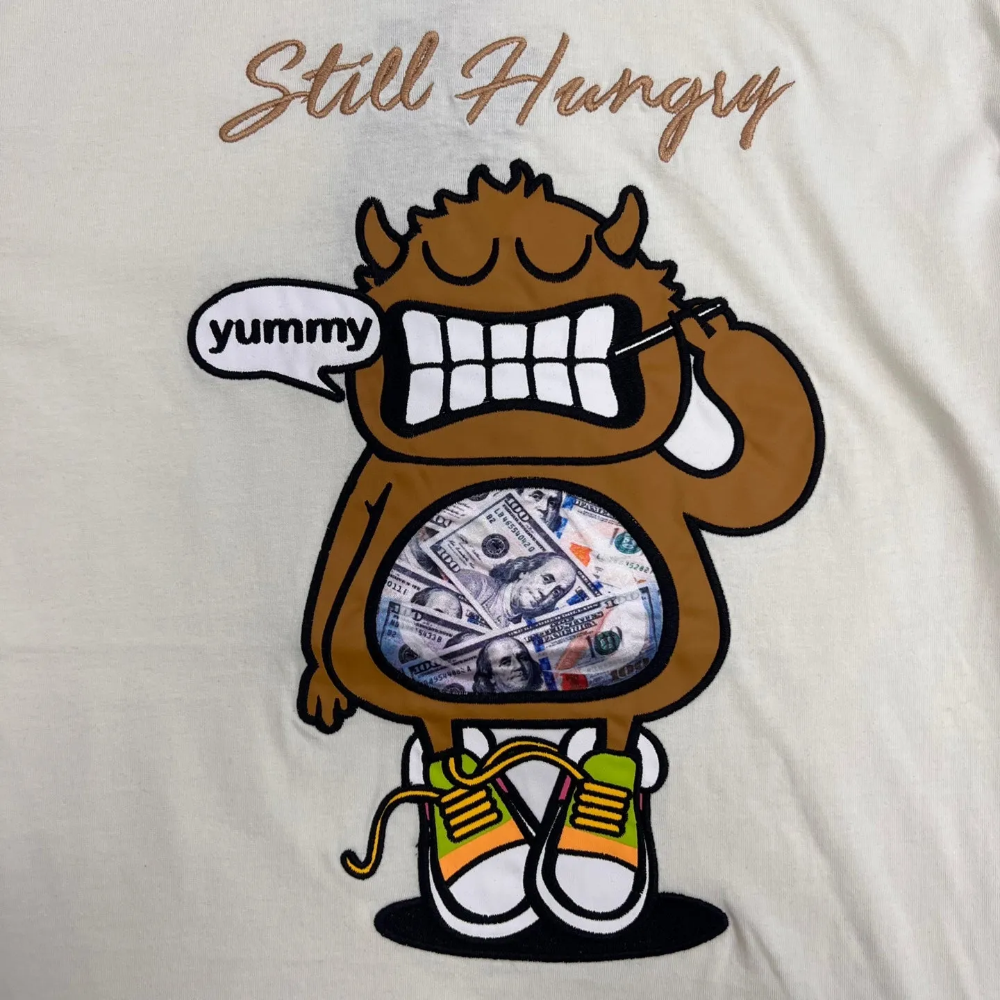 SWITCH Still Hungry Graphic T-Shirt - Trendy Money Design for Casual Wear