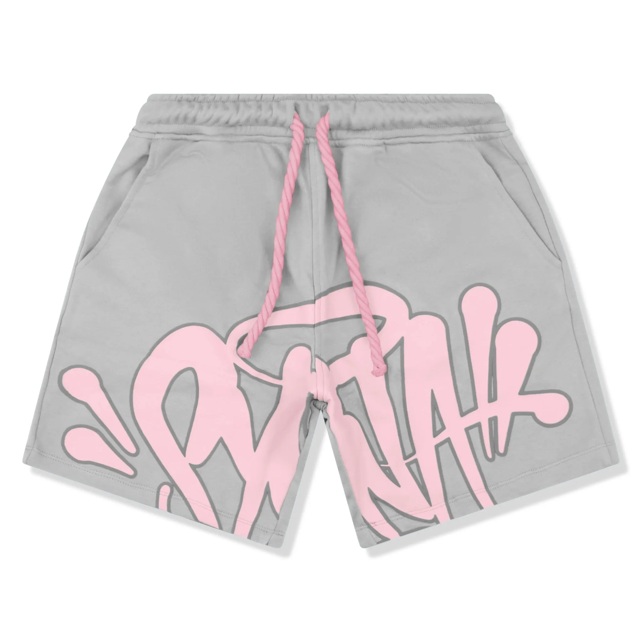 Syna World Logo Grey Pink T-Shirt & Shorts