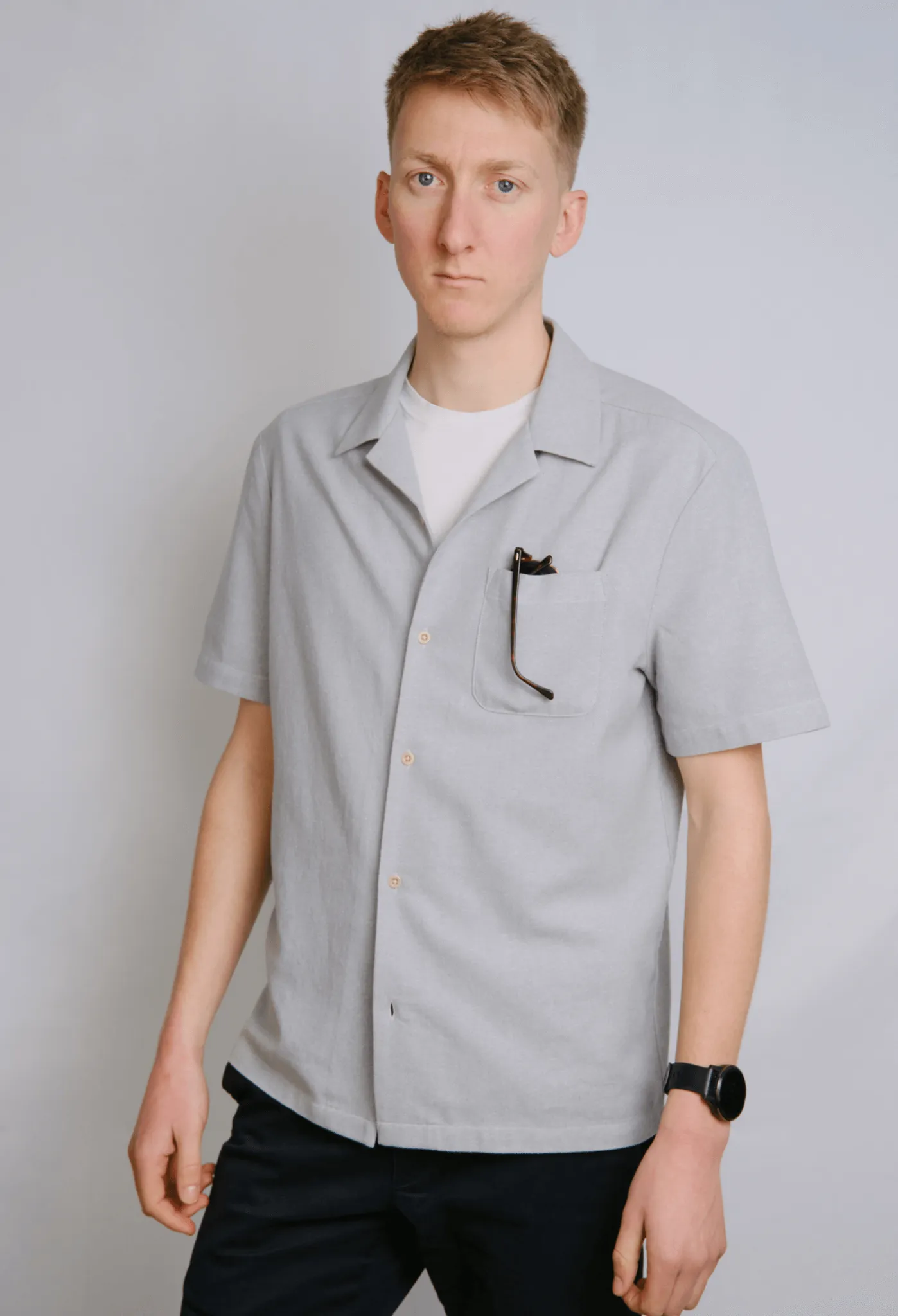 The Alexander 100% Recycled Shirt | Grey