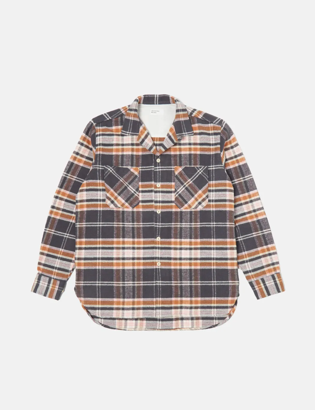 Universal Works Work Shirt (Flannel) - Grey Check