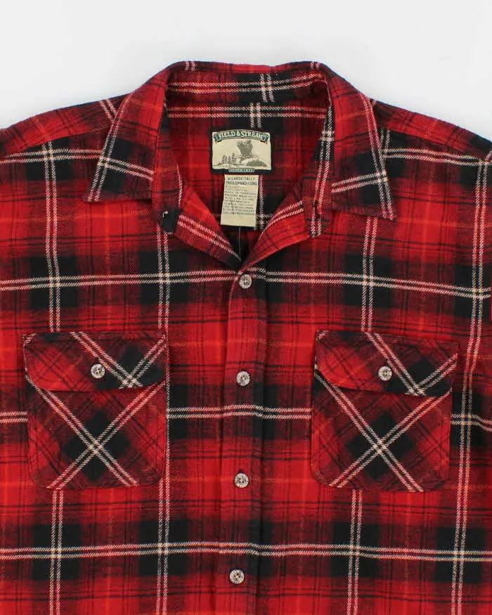 Vintage 90s Field And Stream Flannel Shirt - XL Tall