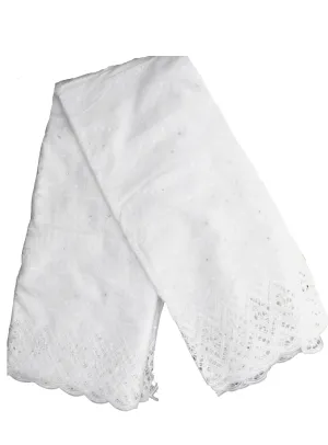 White African Print Lace Triangular Border - WL1