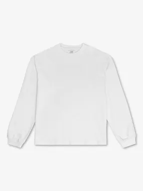 White Albertyn L/S Sleeve Tee