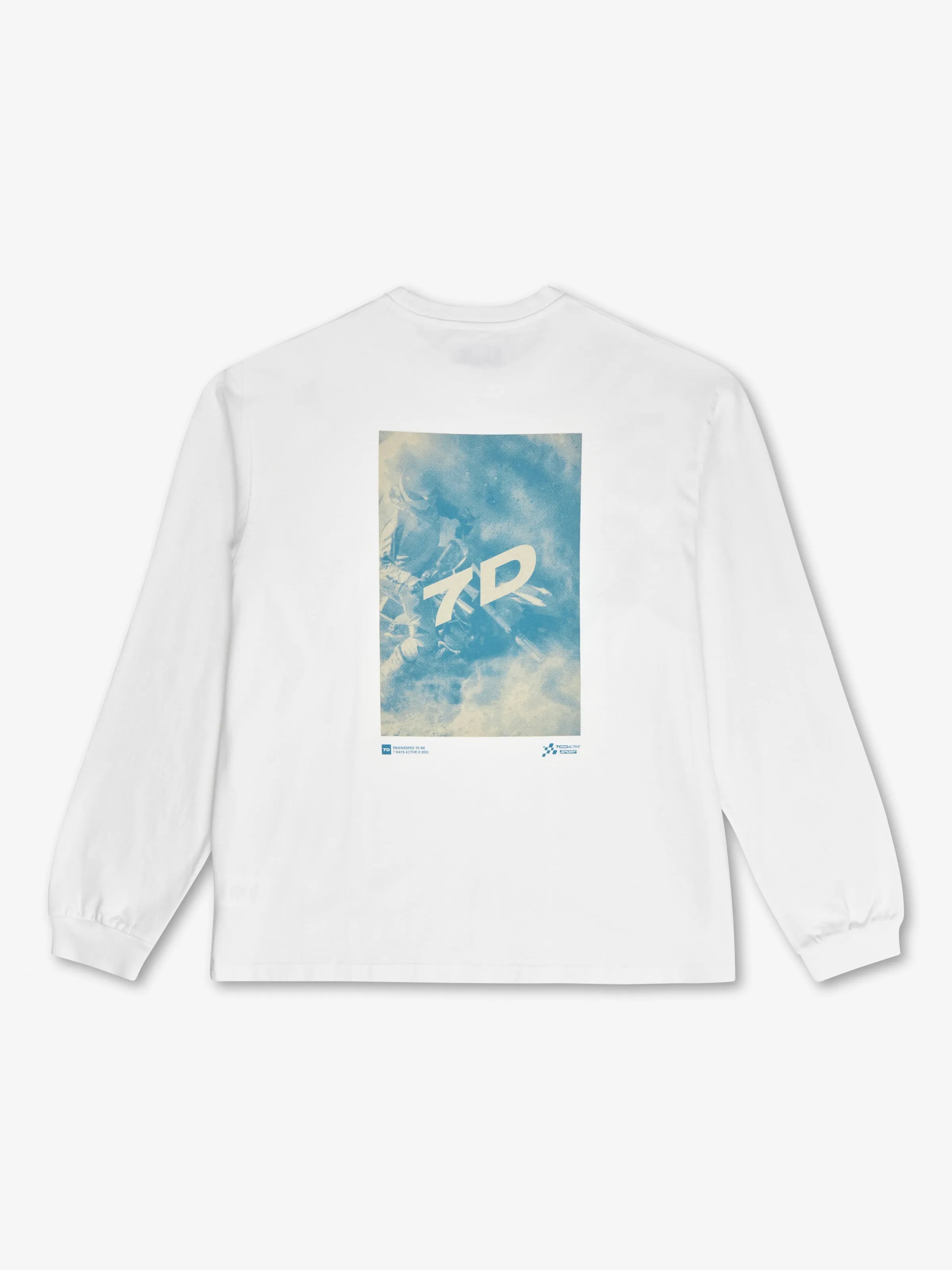 White Albertyn L/S Sleeve Tee