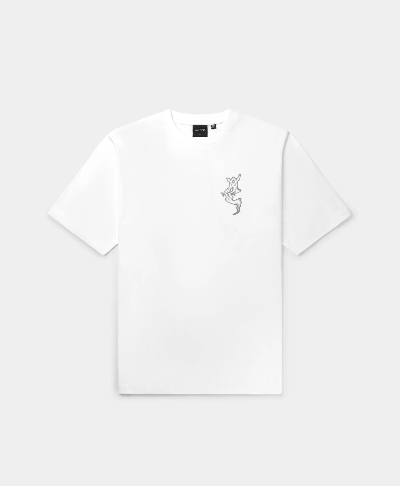 Stylish White Reflection Graphic T-Shirt for Trendy Casual Wear