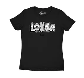 Womens Cool Grey 11 Shirt - Lover - Black