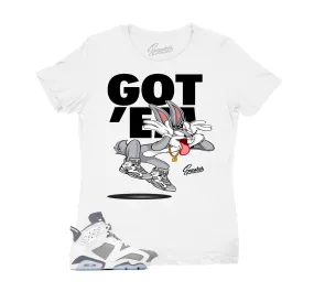 Womens - Cool Grey 6 Copped Em Shirt