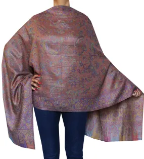 Womens Paisley Scarf Shawl Wool Indian Clothing (80 x 28 inches)