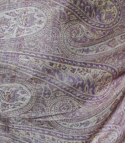 Women's Wool Shawl Scarves Paisley Indian Clothing (82 x 42 inches)