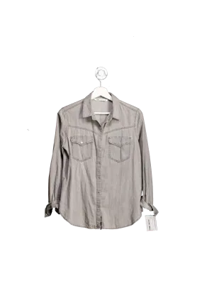 ZARA Grey Denim Shirt UK M